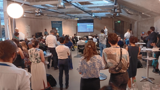 Prevent Waste Alliance capacity building event - room with individuals networking